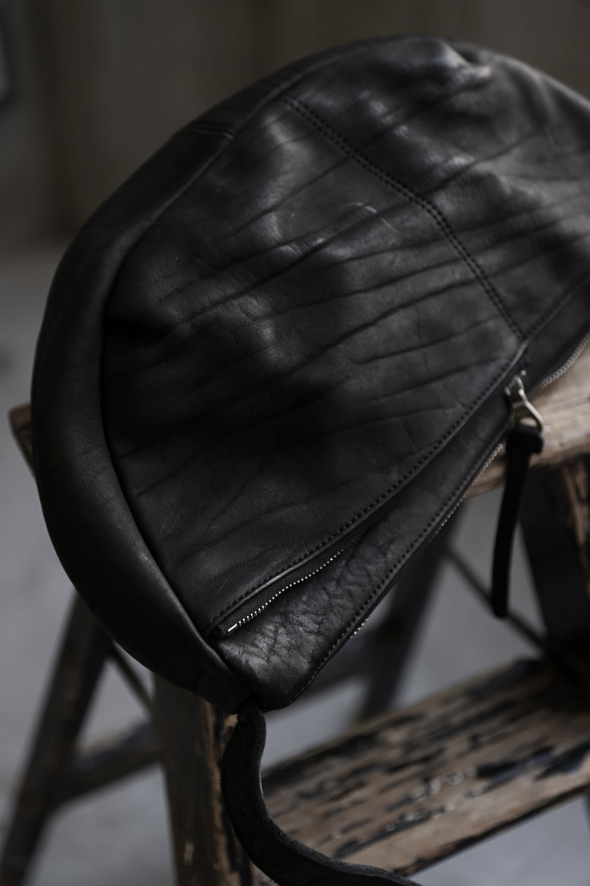 Load image into Gallery viewer, ISAMU KATAYAMA BACKLASH SHOULDER BAG / DOUBLE-SHOULDER OBJECT DYED (BLACK)