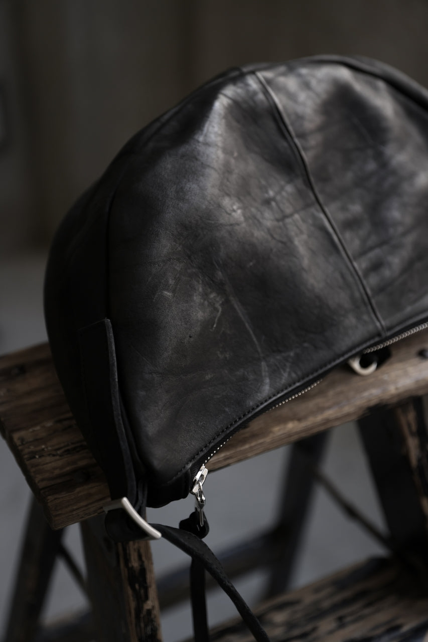 Load image into Gallery viewer, ISAMU KATAYAMA BACKLASH SHOULDER BAG / DOUBLE-SHOULDER OBJECT DYED (BLACK)