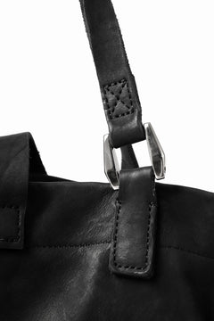 Load image into Gallery viewer, ISAMU KATAYAMA BACKLASH TOTE BAG / DOUBLE SHOULDER OBJECT DYED (BLACK) ※