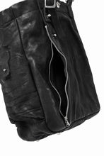 Load image into Gallery viewer, ISAMU KATAYAMA BACKLASH TOTE BAG / DOUBLE SHOULDER OBJECT DYED (BLACK) ※