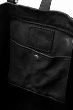 Load image into Gallery viewer, ISAMU KATAYAMA BACKLASH TOTE BAG / DOUBLE SHOULDER OBJECT DYED (BLACK) ※