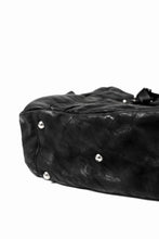 Load image into Gallery viewer, ISAMU KATAYAMA BACKLASH TOTE BAG / DOUBLE SHOULDER OBJECT DYED (BLACK) ※