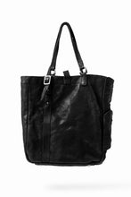 Load image into Gallery viewer, ISAMU KATAYAMA BACKLASH TOTE BAG / DOUBLE SHOULDER OBJECT DYED (BLACK) ※