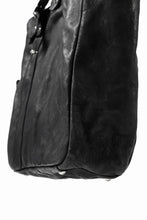 Load image into Gallery viewer, ISAMU KATAYAMA BACKLASH TOTE BAG / DOUBLE SHOULDER OBJECT DYED (BLACK) ※