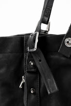 Load image into Gallery viewer, ISAMU KATAYAMA BACKLASH TOTE BAG / DOUBLE SHOULDER OBJECT DYED (BLACK) ※