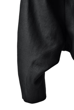 画像をギャラリービューアに読み込む, SOSNOVSKA exclusive CLOWN STYLE LINEN PANTS (BLACK)