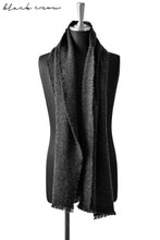 Load image into Gallery viewer, blackcrow stole wo/ny woven (DARK GREY)