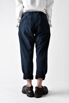 画像をギャラリービューアに読み込む, COLINA SASHIKO CURVED TROUSERS (INDIGO)