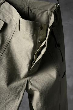 Load image into Gallery viewer, blackcrow worker pocket trousers / cotton woven (BEIGE)