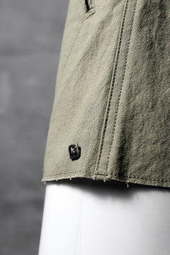 Load image into Gallery viewer, blackcrow worker shirt jacket / cotton woven (BEIGE)