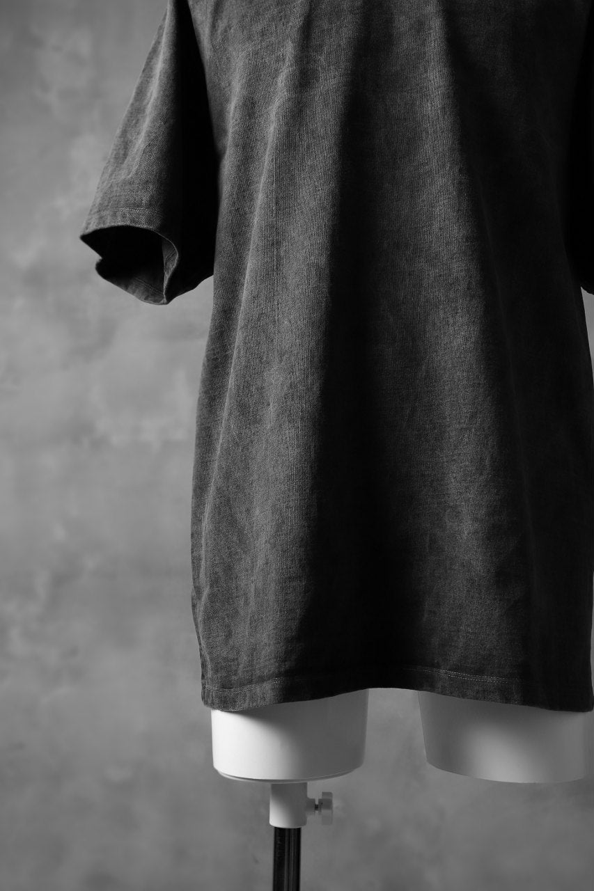 Load image into Gallery viewer, KLASICA RELAX SIZED SQUARE TEE / GARMENT PIGMENT DYED (PIGMENT GREY)