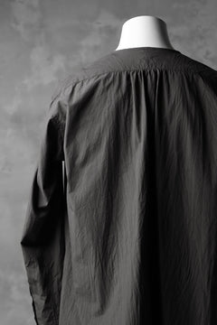 画像をギャラリービューアに読み込む, KLASICA SABRON HALF BUTTON PULLOVER SHIRT / TYPE-WRITER CLOTH (MOSS)