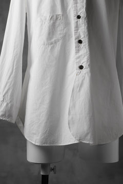 画像をギャラリービューアに読み込む, KLASICA SABRON BUTTON FRY SHIRT / TYPE-WRITER CLOTH (WHITE)