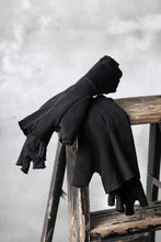 画像をギャラリービューアに読み込む, thomkrom LAYERED FINGER GLOVES / JERSEY OVERLOCKED (BLACK)