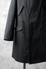 画像をギャラリービューアに読み込む, COLINA M-1948 HOOD PARKA COAT / HIGH DENSITY MILICLOTH (BLACK)