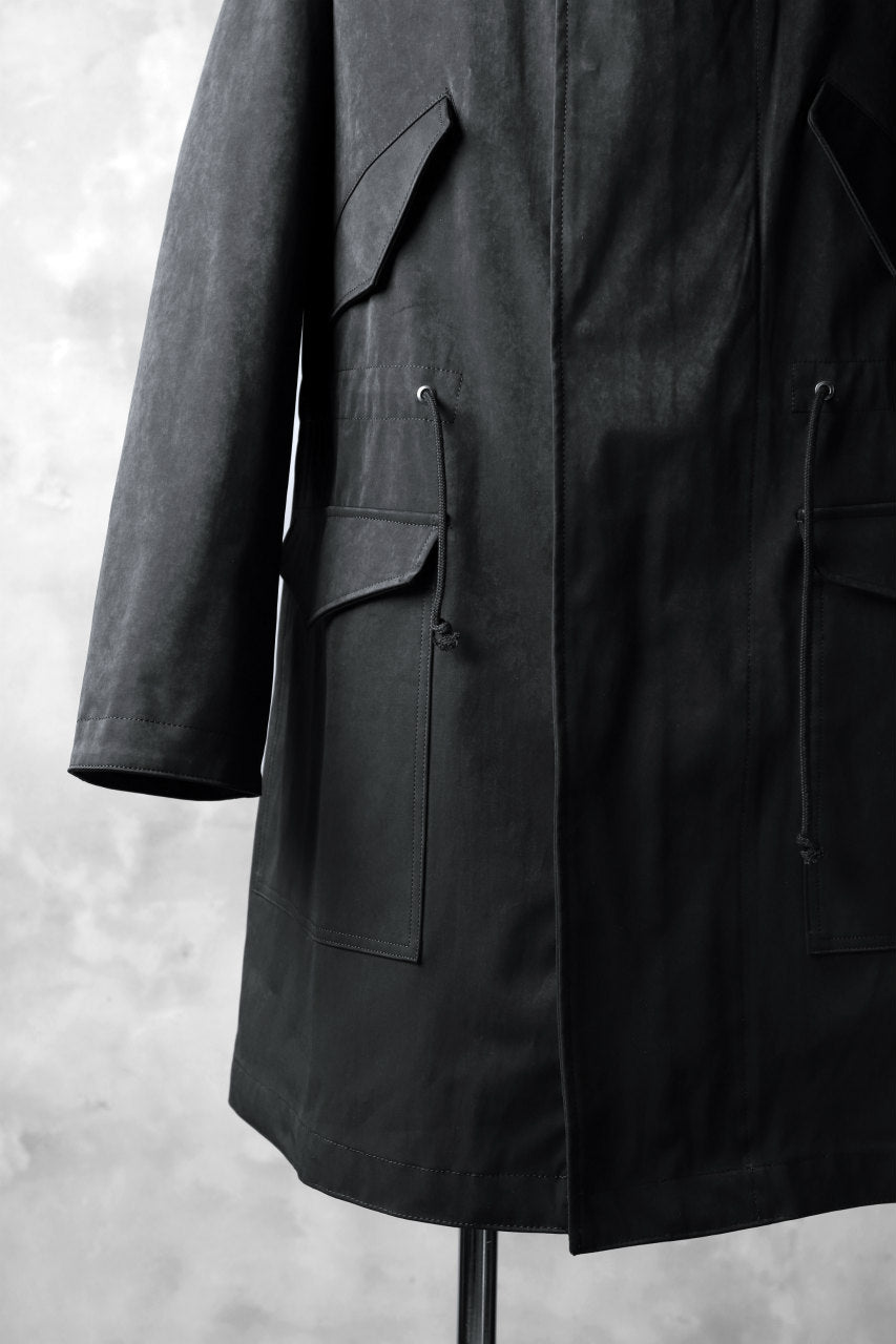 画像をギャラリービューアに読み込む, COLINA M-1948 HOOD PARKA COAT / HIGH DENSITY MILICLOTH (BLACK)