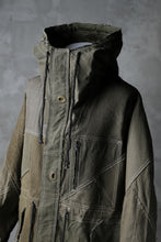 画像をギャラリービューアに読み込む, BACKLASH x LOOM exclusive RECONSTRUCTIVE HOODED JACKET / VINTAGE MILITARY CANVAS