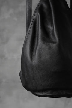 画像をギャラリービューアに読み込む, discord Yohji Yamamoto TUCKED LEATHER BACKPACK (BLACK)