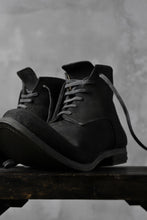 画像をギャラリービューアに読み込む, prtl "one make" Lace Up Boots (JAPAN Cow Reversed Leather / Hand Dyed BLACK)