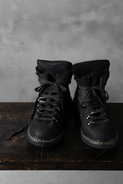 画像をギャラリービューアに読み込む, A DICIANNOVEVENTITRE A1923 Norwegian Laced Boots SH2 / Cavallo Oilo (NERO)