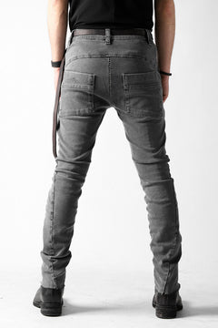 画像をギャラリービューアに読み込む, thomkrom OVER LOCKED SLIM TROUSERS / FADE STRETCH DENIM (LIGHT GREY)