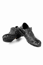 画像をギャラリービューアに読み込む, Portaille exclusive PL5 VB Slipon Shoes / Oiled Kip handpainted (BLACK)