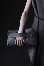 画像をギャラリービューアに読み込む, ierib onepiece clutch-bag / Shell Cordovan (MARBLE GREY #A)