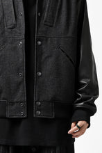 画像をギャラリービューアに読み込む, CHANGES VINTAGE REMAKE VARSITY JACKET (MULTI BLACK #B)