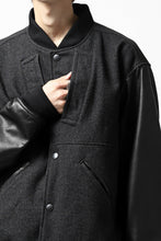 画像をギャラリービューアに読み込む, CHANGES VINTAGE REMAKE VARSITY JACKET (MULTI BLACK #B)