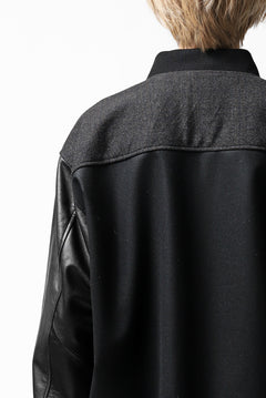 画像をギャラリービューアに読み込む, CHANGES VINTAGE REMAKE VARSITY JACKET (MULTI BLACK #B)
