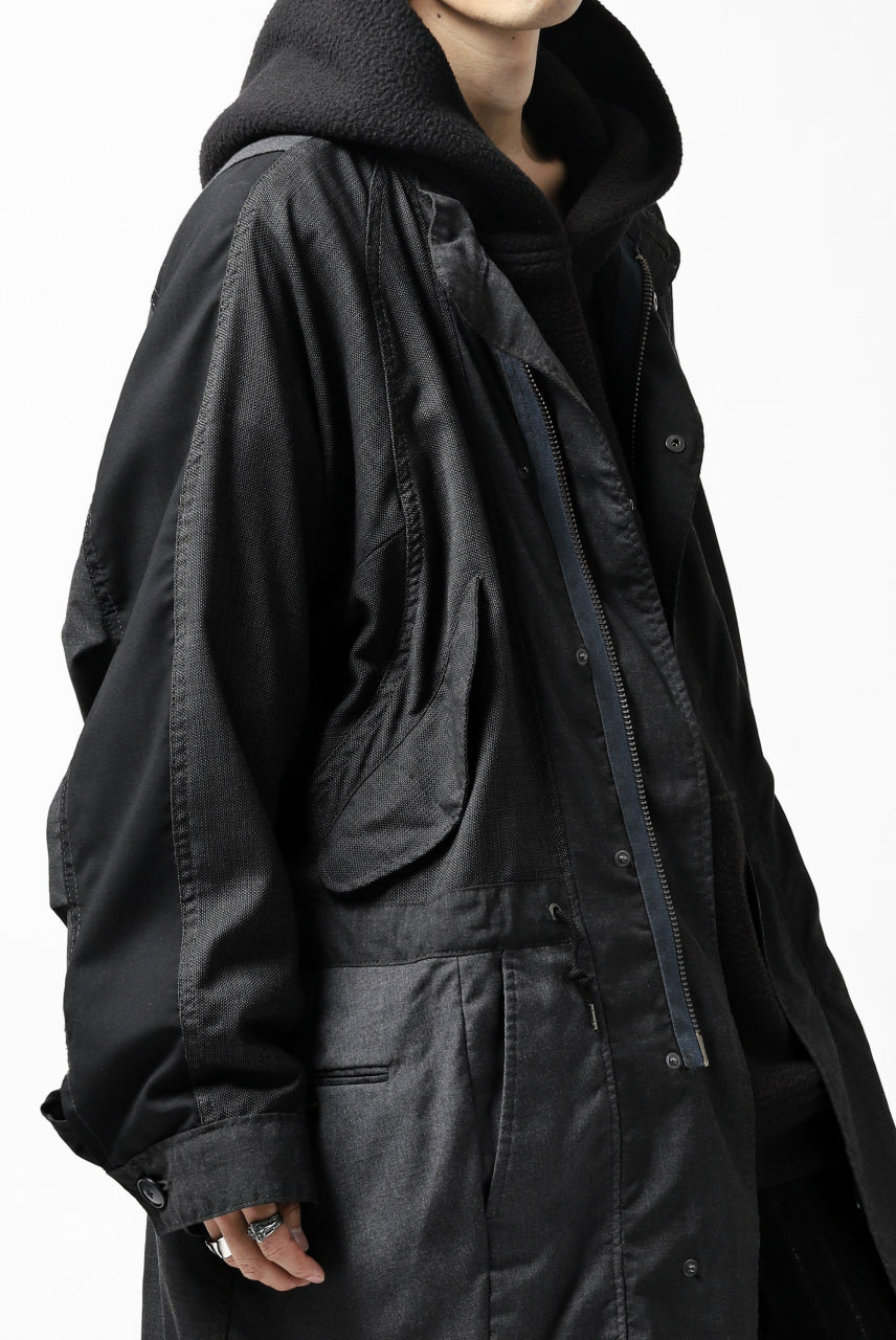 画像をギャラリービューアに読み込む, CHANGES VINTAGE REMAKE FIELD COAT (MULTI BLACK #B)