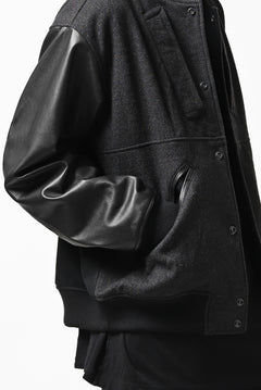 画像をギャラリービューアに読み込む, CHANGES VINTAGE REMAKE VARSITY JACKET (MULTI BLACK #B)