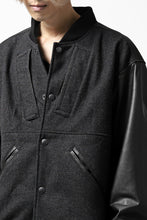 画像をギャラリービューアに読み込む, CHANGES VINTAGE REMAKE VARSITY JACKET (MULTI BLACK #B)