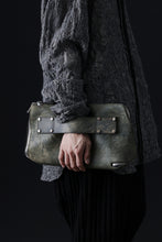 画像をギャラリービューアに読み込む, ierib onepiece clutch-bag / Marble Culatta (BLACK #A)