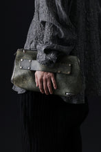 画像をギャラリービューアに読み込む, ierib onepiece clutch-bag / Marble Culatta (BLACK #A)