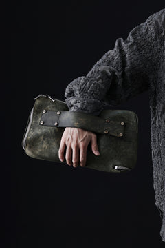 画像をギャラリービューアに読み込む, ierib onepiece clutch-bag / Marble Culatta (BLACK #A)