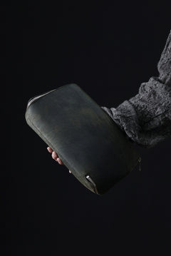 画像をギャラリービューアに読み込む, ierib onepiece clutch-bag / Marble Culatta (BLACK #A)