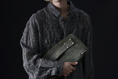 画像をギャラリービューアに読み込む, ierib onepiece clutch-bag / Marble Culatta (BLACK #A)