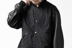画像をギャラリービューアに読み込む, CHANGES VINTAGE REMAKE VARSITY JACKET (MULTI BLACK #B)