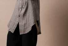 画像をギャラリービューアに読み込む, Aleksandr Manamis Mended Shirt (BROWN STRIPE)