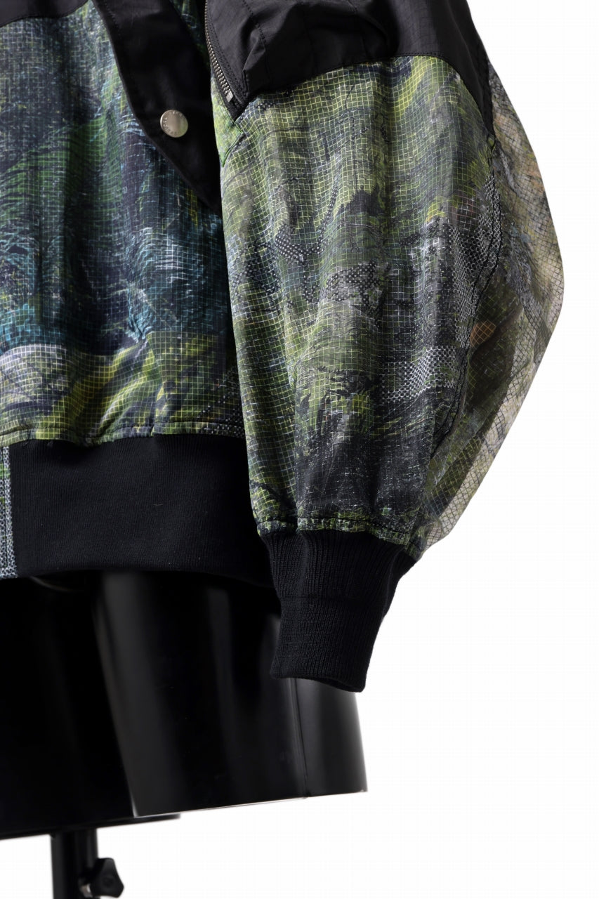 画像をギャラリービューアに読み込む, FACETASM FOREST SWITCHING BLOUSON (BLACK×GREEN)