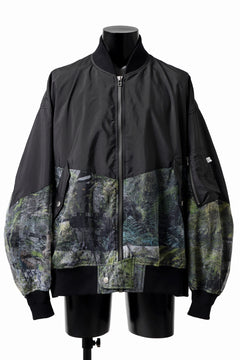 画像をギャラリービューアに読み込む, FACETASM FOREST SWITCHING BLOUSON (BLACK×GREEN)