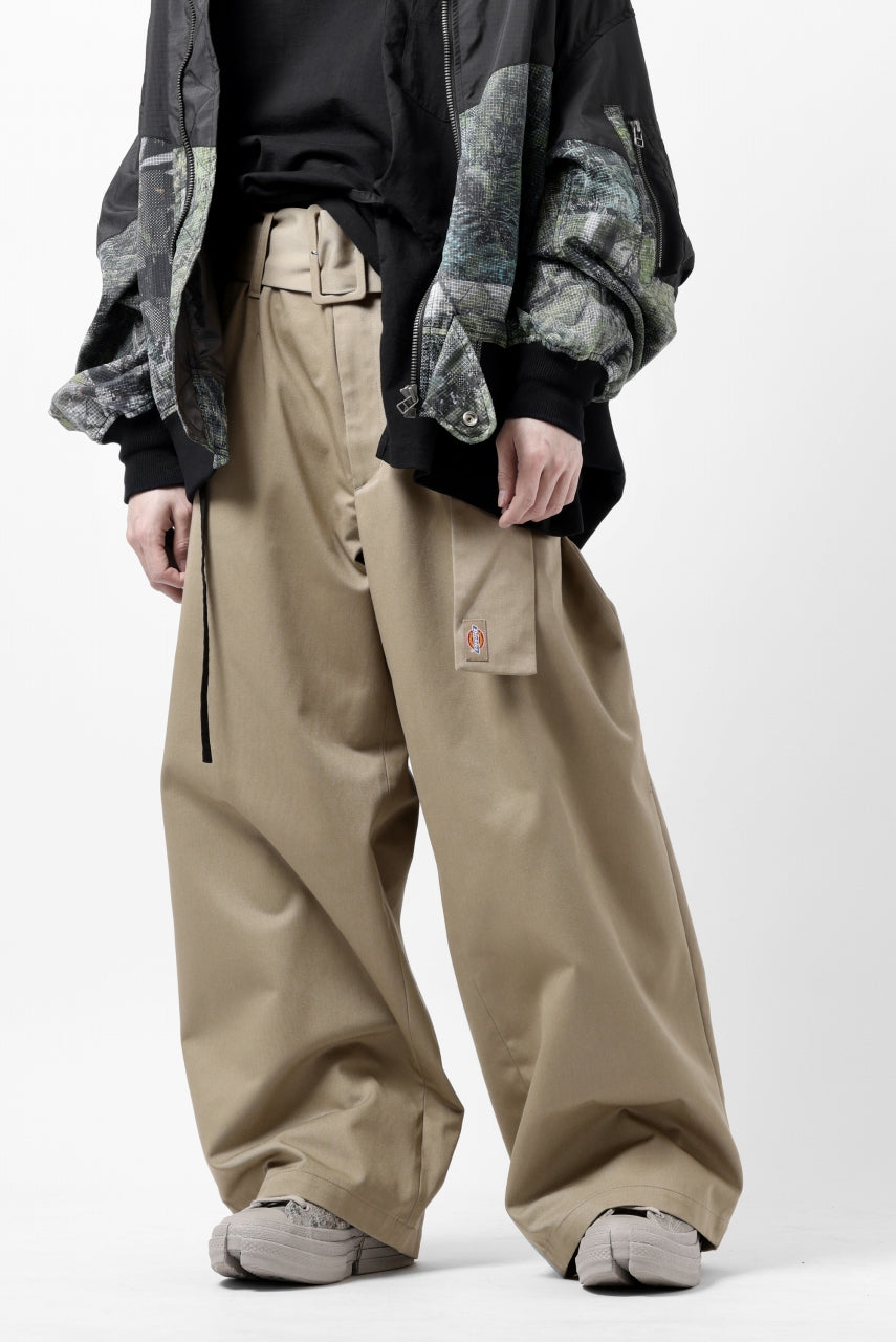 画像をギャラリービューアに読み込む, FACETASM x DICKIES BELTED BIG HEART PANTS (BEIGE)