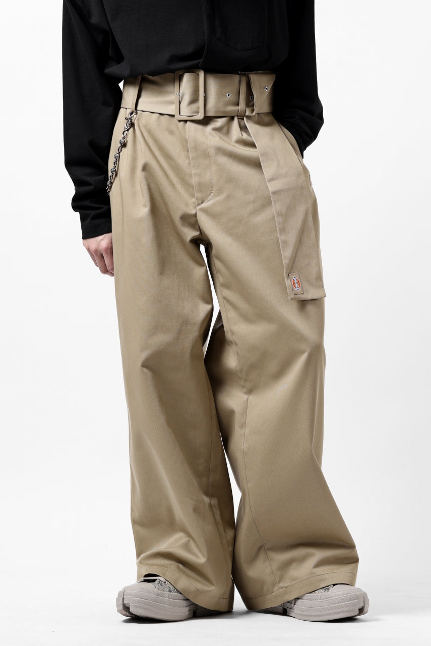 画像をギャラリービューアに読み込む, FACETASM x DICKIES BELTED BIG HEART PANTS (BEIGE)