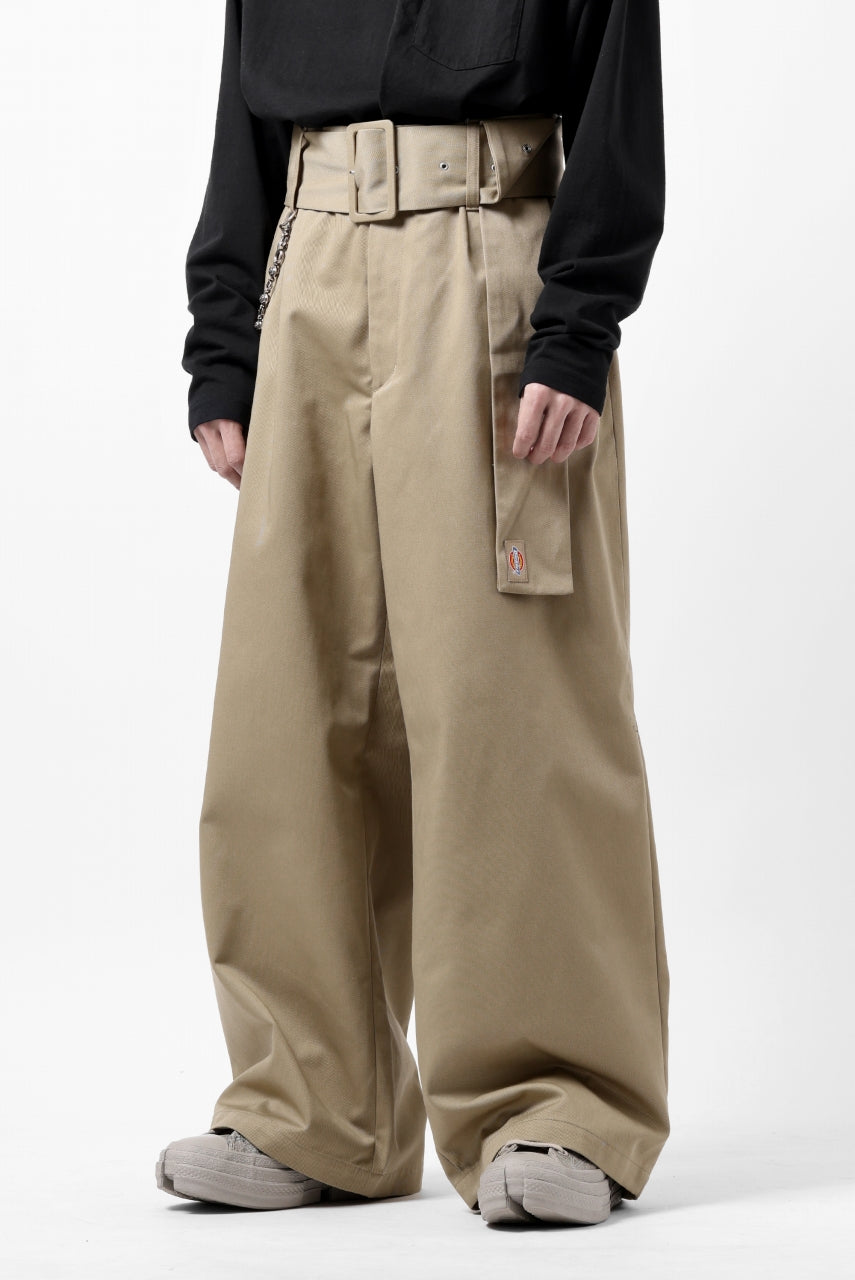 画像をギャラリービューアに読み込む, FACETASM x DICKIES BELTED BIG HEART PANTS (BEIGE)