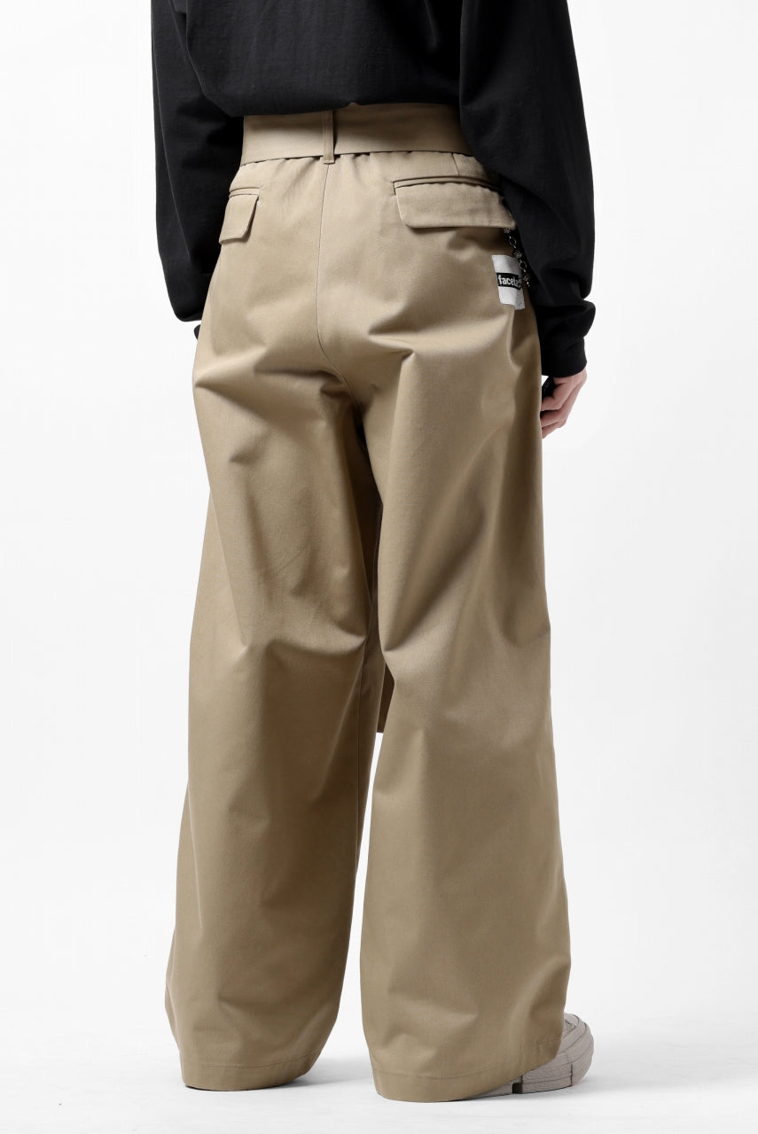 画像をギャラリービューアに読み込む, FACETASM x DICKIES BELTED BIG HEART PANTS (BEIGE)