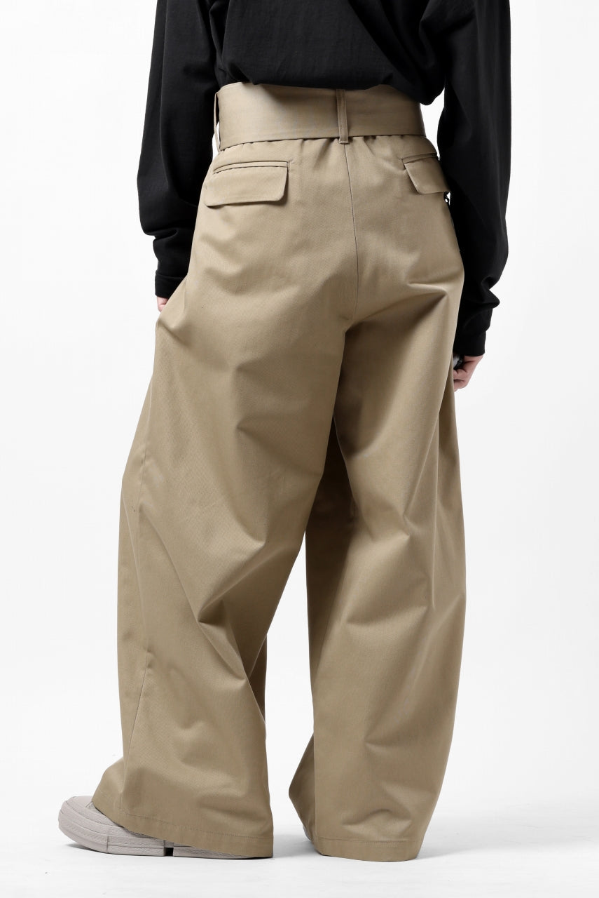 画像をギャラリービューアに読み込む, FACETASM x DICKIES BELTED BIG HEART PANTS (BEIGE)
