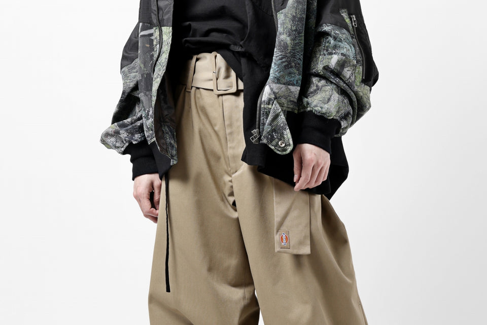 画像をギャラリービューアに読み込む, FACETASM x DICKIES BELTED BIG HEART PANTS (BEIGE)