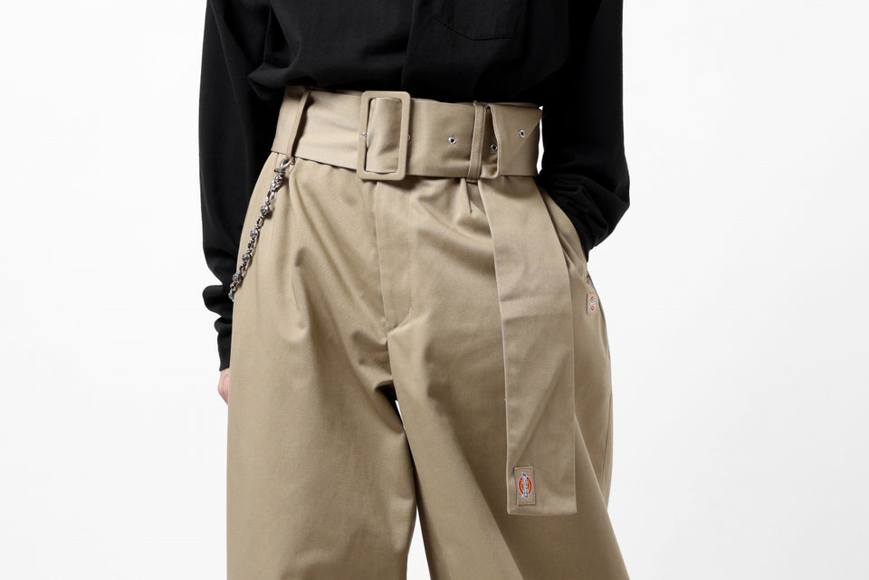 画像をギャラリービューアに読み込む, FACETASM x DICKIES BELTED BIG HEART PANTS (BEIGE)