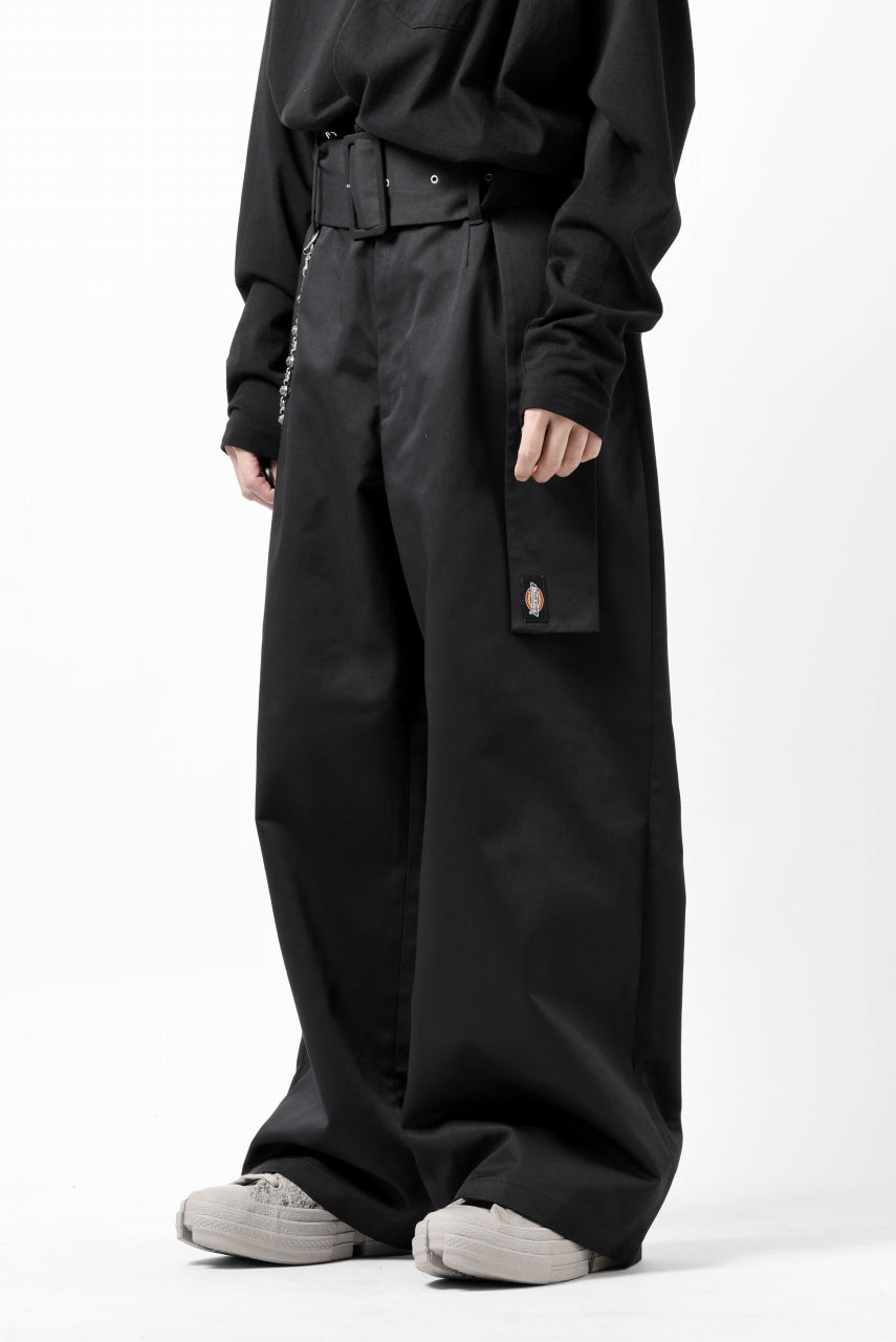 画像をギャラリービューアに読み込む, FACETASM x DICKIES BELTED BIG HEART PANTS (BLACK)